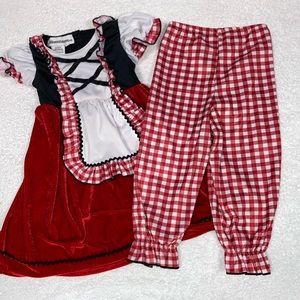 Halloween costumes.com little red riding hood costume 12/18m